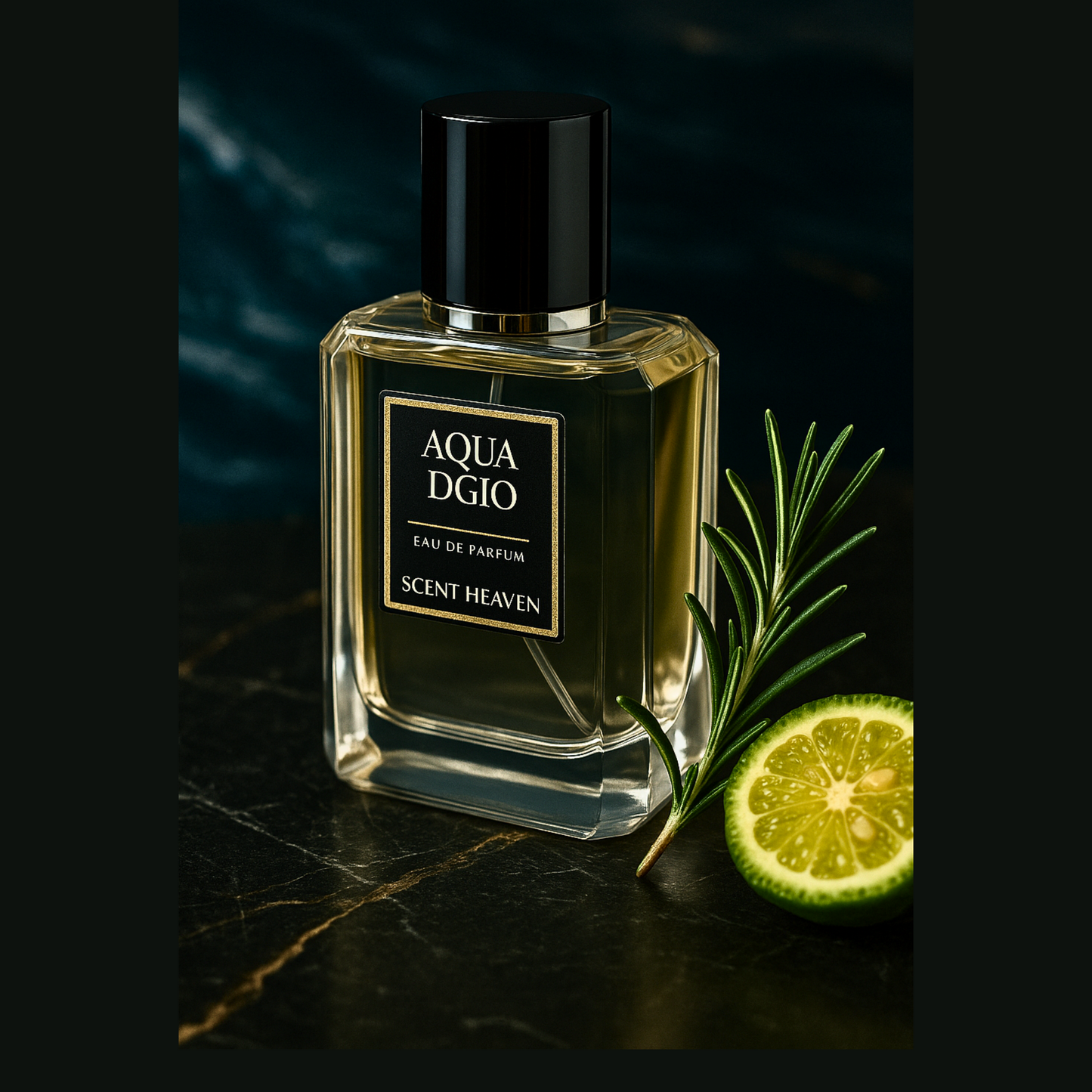Elegant men’s fragrance featuring bergamot, sea breeze, and woody undertones – 50ml Eau de Parfum