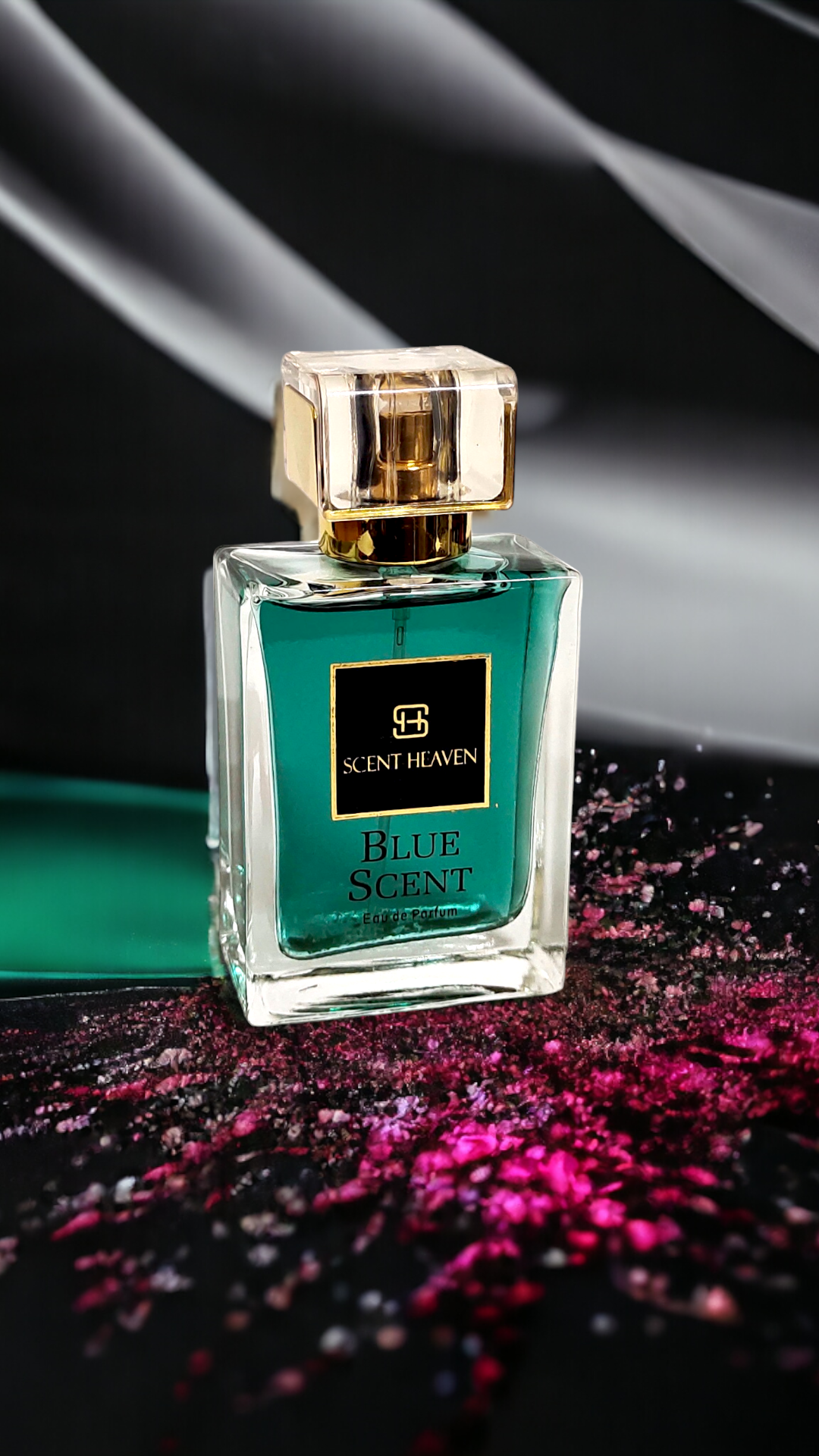  showcasing the sleek bottle and sophisticated, woody aromatic fragrance.