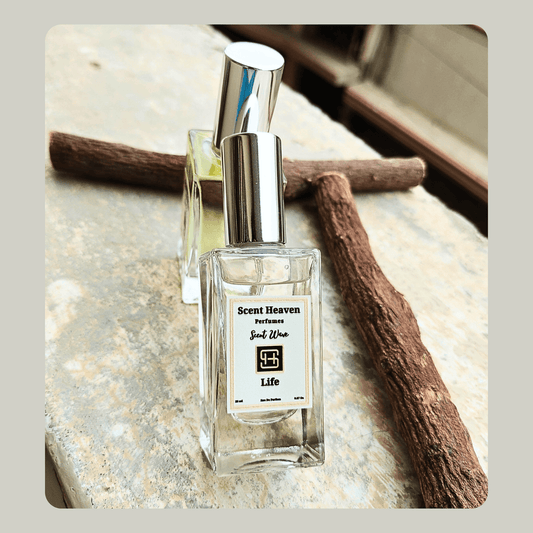 Experience LIFE Perfume – a refreshing blend of vibrant citrus, juicy fruits, and warm vanilla. Perfect for adding elegance and charm to any occasion.