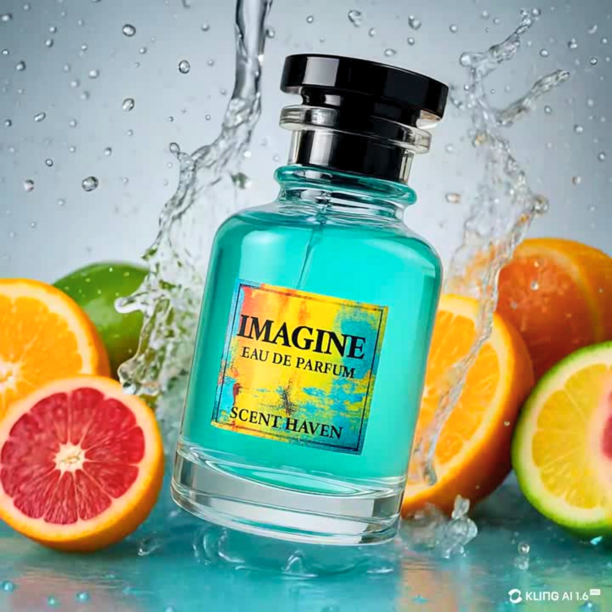 Elegant #Imagine unisex perfume bottle with citrus and woody notes, styled for luxury lovers in Pakistan.
