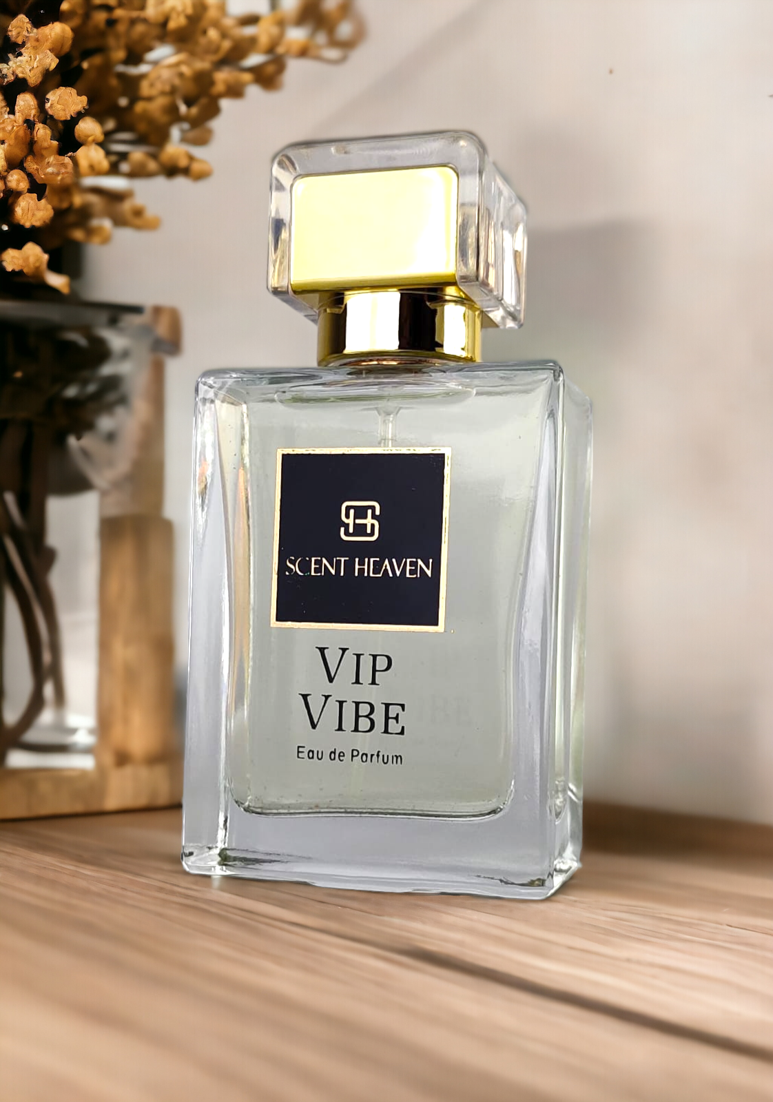 a luxury fragrance showcasing a bold blend of fruity and smoky notes in an elegant bottle